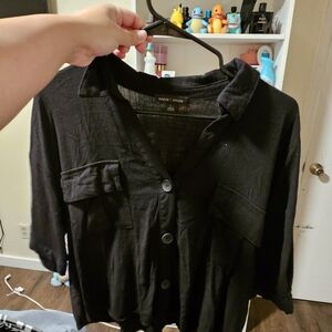 Moa Moa Elegant Black Top